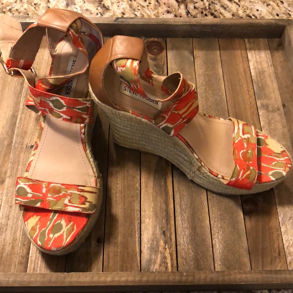 Steve Madden espadrille wedges